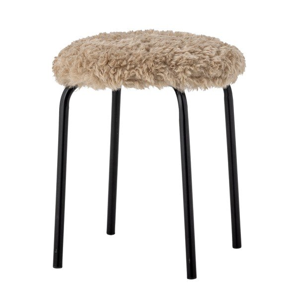 Béžová kovová stohovateľná stolička Linard – Bloomingville