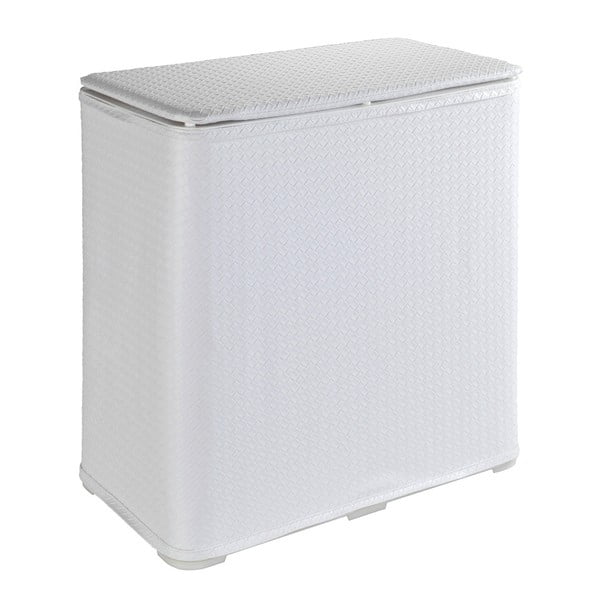 Biely rozkladací kôš na bielizeň Wenko Wanda, 65 l-image-1