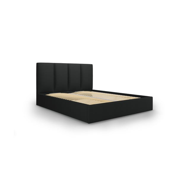 Čierna dvojlôžková posteľ Mazzini Beds Juniper, 140 x 200 cm