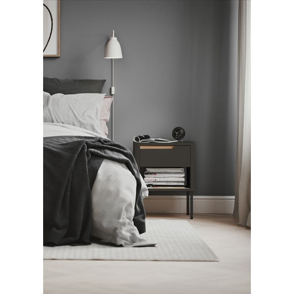 Antracitovosivý nočný stolík Tenzo Switch-image-1