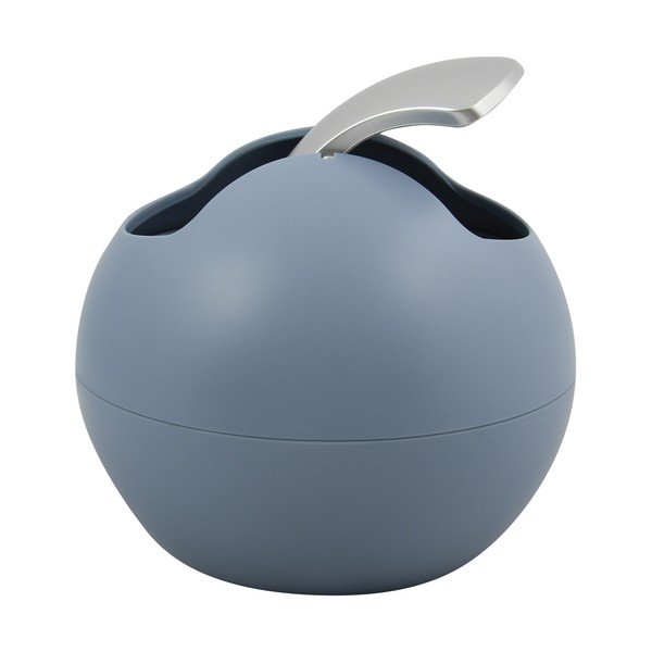 Svetlomodrý plastový odpadkový kôš 1 l Bowl Matt – Spirella-image-1