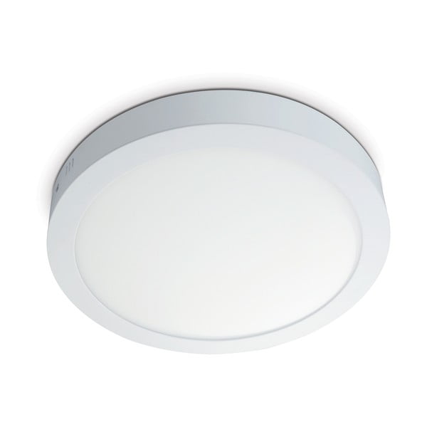 LED biele stropné svietidlo Kobi Sigaro, ⌀ 30 cm