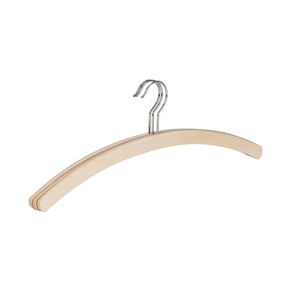 Sada 3 drevených šatníkových vešiakov Wenko Base-image-2