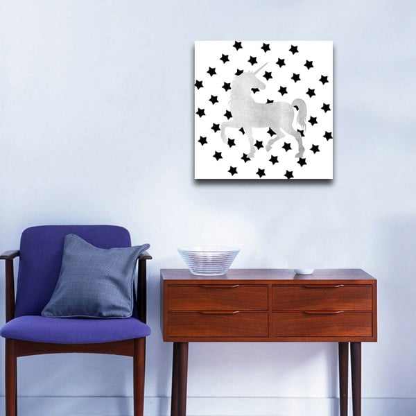 Obraz Canvas Framework Unicorn Silvero, 50 x 50 cm-image-1