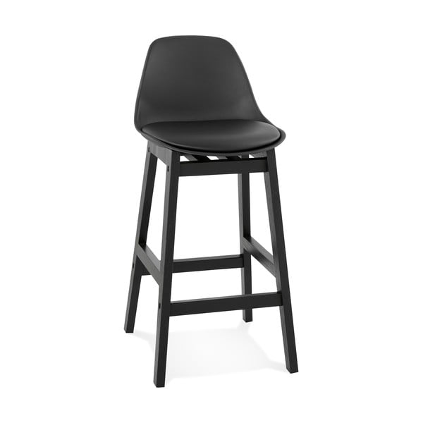 Čierna barová stolička Kokoon Turel, výška sedu 64 cm