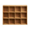 Poschodová polica v dekore duba v prírodnej farbe 11 cm Soria – House Nordic