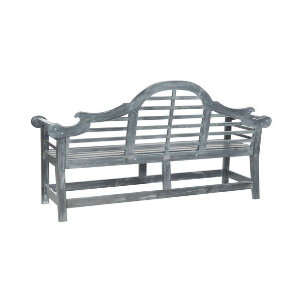 Sivá záhradná lavica Safavieh Khara Grey-image-1