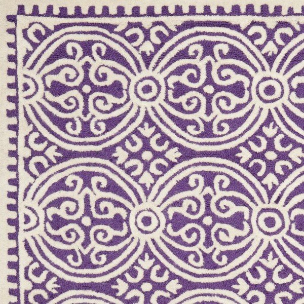 Vlnený koberec Safavieh Marina Purple, 152x243 cm-image-1