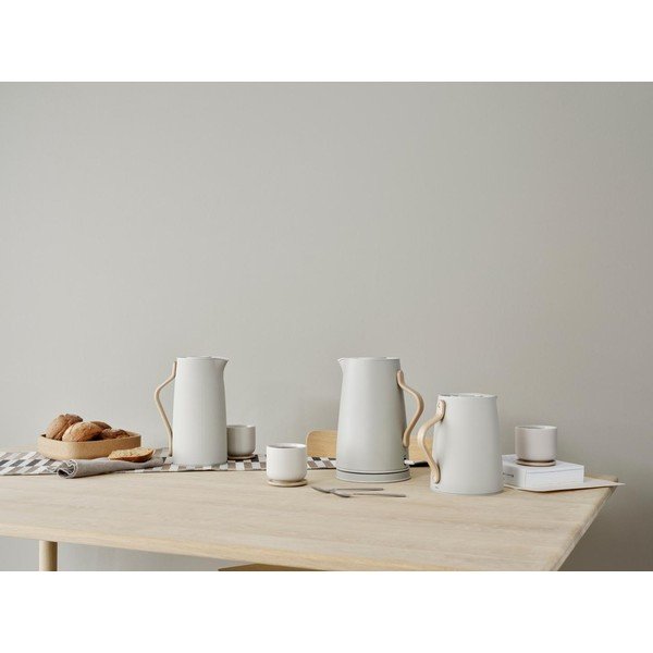 Béžová rýchlovarná kanvica z nehrdzavejúcej ocele 1,2 l Emma – Stelton-image-1