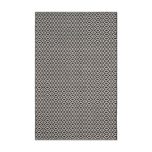 Bavlnený koberec Safavieh Mirabella, 121x182 cm, čierny