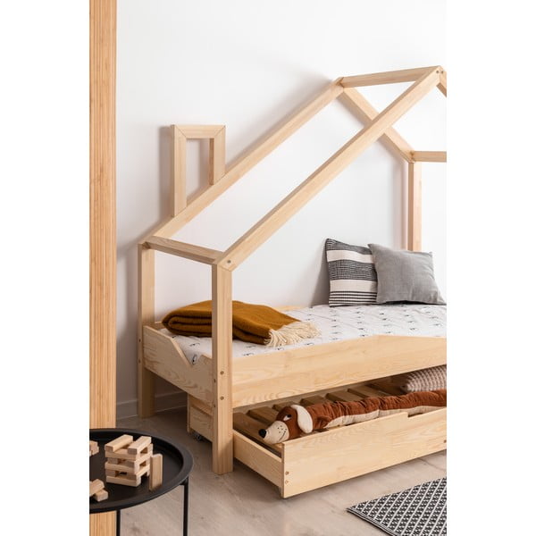 Domčeková posteľ z borovicového dreva Adeko Luna Adra, 90 x 180 cm-image-2