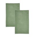 Zelené rýchloschnúce/froté bavlnené osušky v súprave 2 ks 90x140 cm Quick Dry – Catherine Lansfield