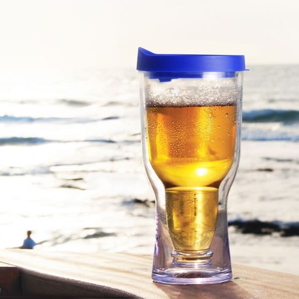 Nezničitelný pohár na pivo Brew2Go, modrá