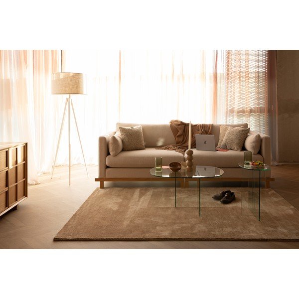 Sklenený konferenčný stolík 60x80 cm Linea – Zuiver-image-4