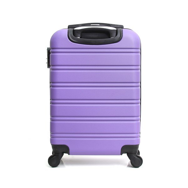 Fialový cestovný kufor na kolieskach Blue Star Bilbao, 35 l-image-3