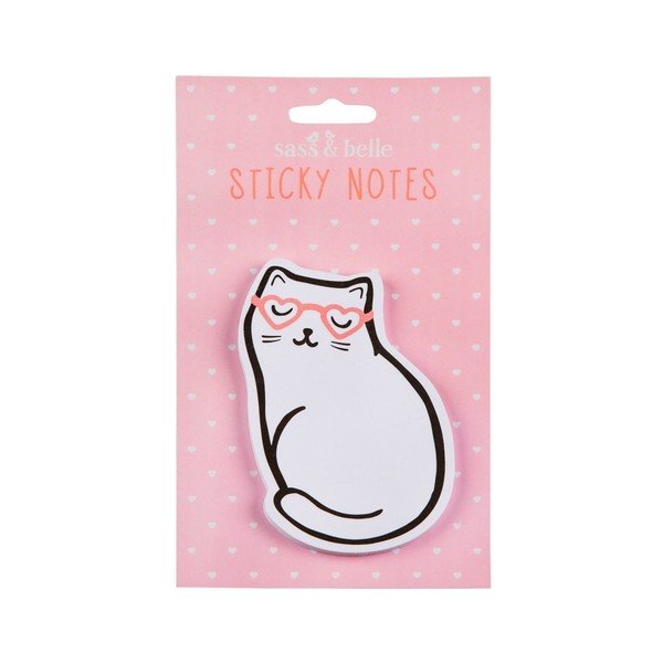 Lepiace poznámkové bločky Sass & Belle Cutie Cat, 50 strán