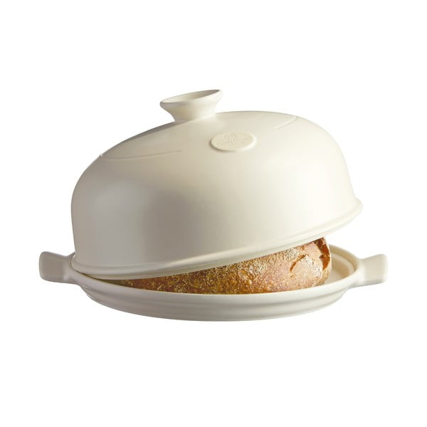 Guľatá forma na chlieb vo farbe slonovinovej kosti Emile Henry, ⌀ 34 cm