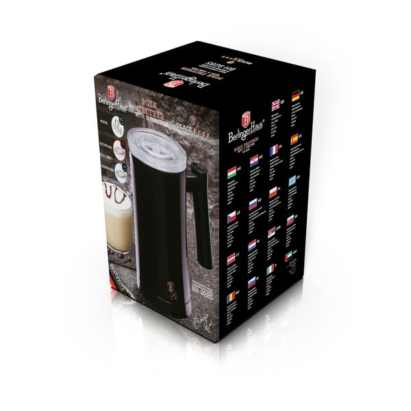 Elektrický napeňovač mlieka Black Rose Collection - BerlingerHaus-image-3