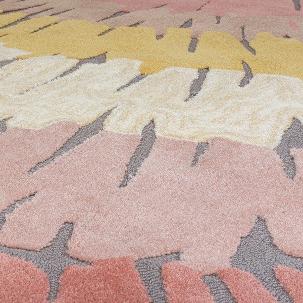 Ružovo-žltý koberec Flair Rugs Woodgrain, 120 x 170 cm-image-2