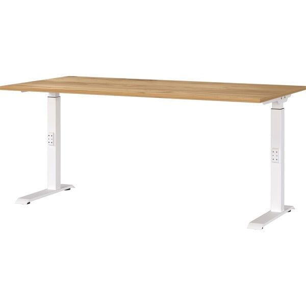 Pracovný stôl s nastaviteľnou výškou s doskou v dekore duba 80x160 cm Downey – Germania