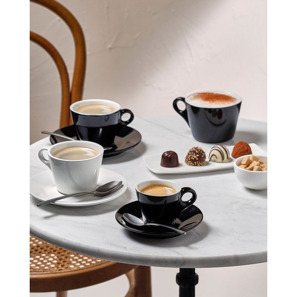 Čierny porcelánový tanierik ø 16,5 cm Barista – BonBistro-image-1