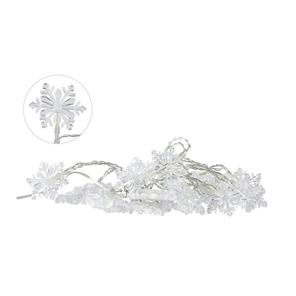 Svetelná LED reťaz Villa Collection Snowflake, 20 svetielok