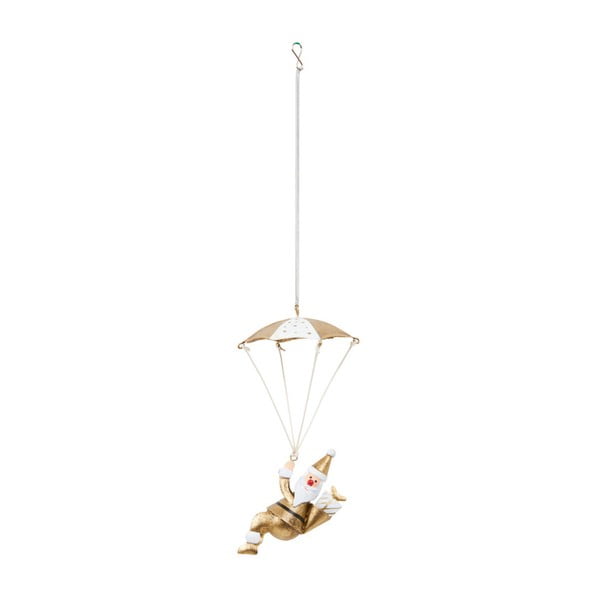 Závesná dekorácia Archipelago Gold Santa Parachute Spring, 25 cm