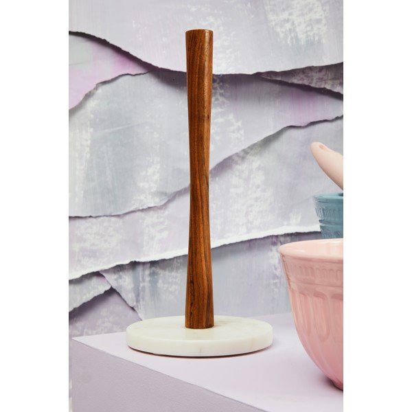 Hnedý drevený držiak na kuchynské utierky ø 14 cm – Premier Housewares-image-2