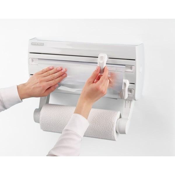 Nástenný plastový držiak na kuchynské utierky PARAT F2 - LEIFHEIT-image-2