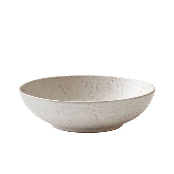 Krémovobiela kameninová misa na cestoviny Bitz Basics Matte Cream, ⌀ 20 cm-image-2
