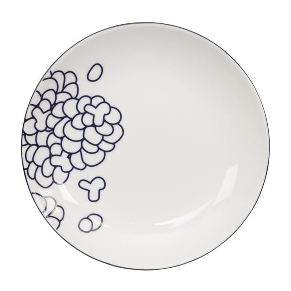 Porcelánový tanier Tokyo Design Studio Le Bleu De Plates, ⌀ 16,5 cm
