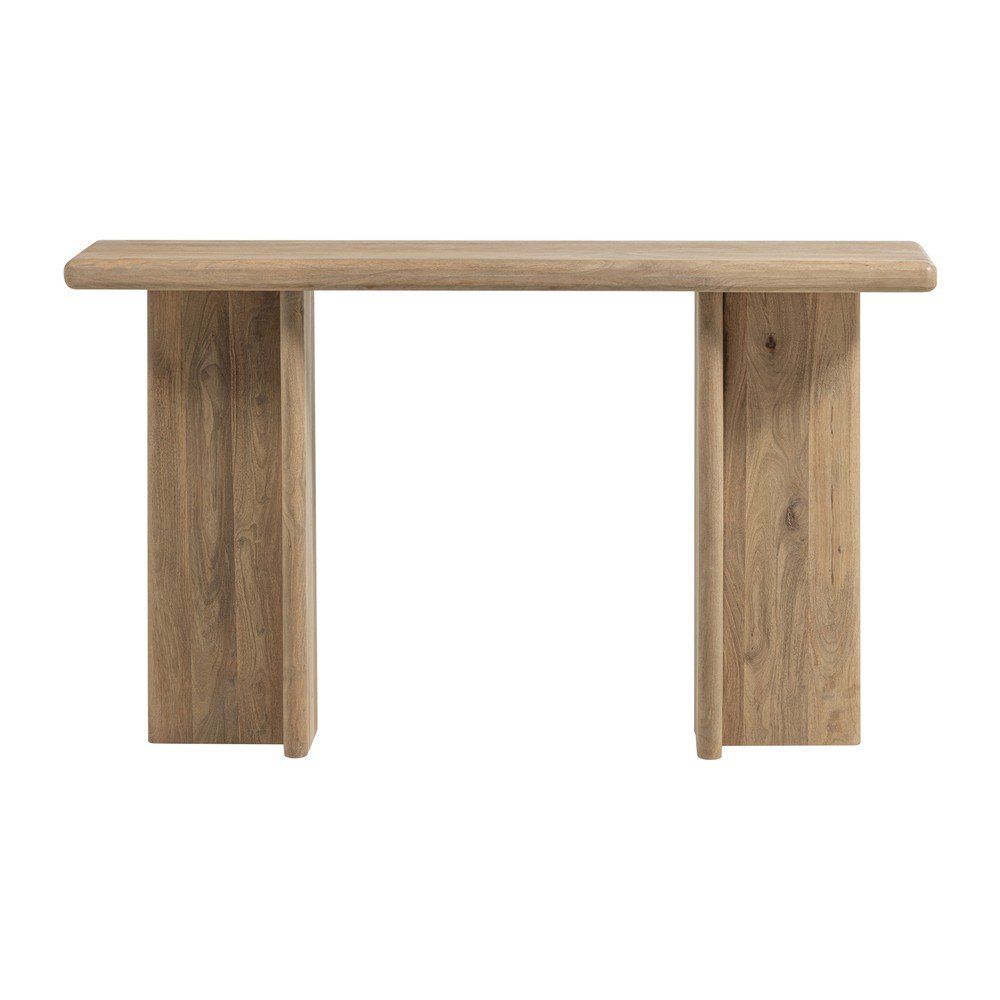 E-shop Konzolový stolík z mangového dreva v svetloprírodnej farbe 40x80 cm Ato – WOOOD