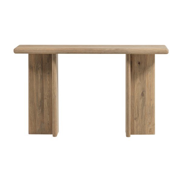 Konzolový stolík z mangového dreva v svetloprírodnej farbe 40x80 cm Ato – WOOOD