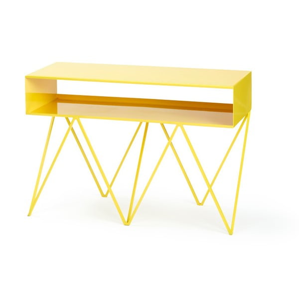 Žltý príručný stolík &New Robot Too