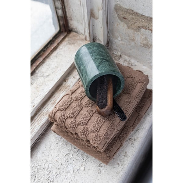 Tmavozelený mramorový téglik na zubné kefky Marble – Mette Ditmer Denmark-image-3