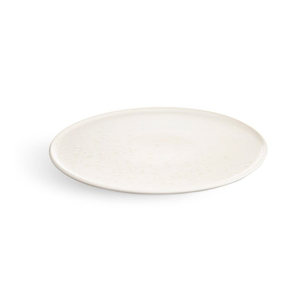 Biely kameninový tanier Kähler Design Ombria, ⌀ 22 cm