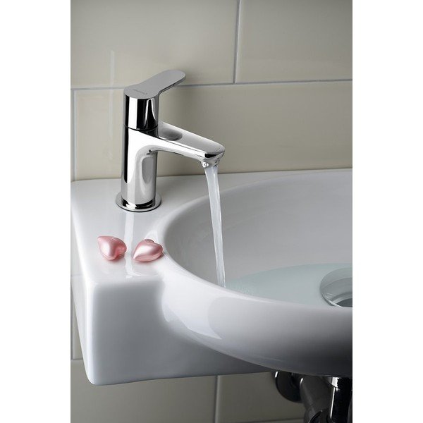 Umývadlový ventil v lesklej striebornej farbe Small – Sapho-image-1