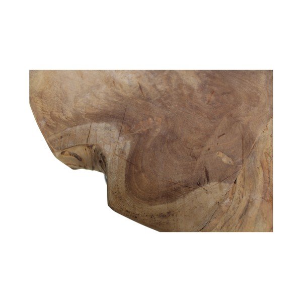 Odkladací stolík s doskou z teakového dreva HSM Collection Helen, ⌀ 55 cm-image-2