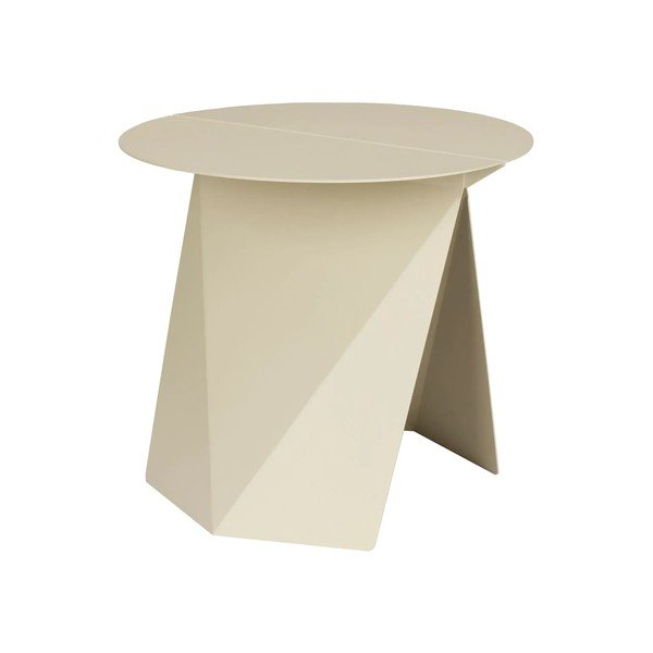 Kovový okrúhly odkladací stolík 45x46 cm Foldy – Zuiver-image-2