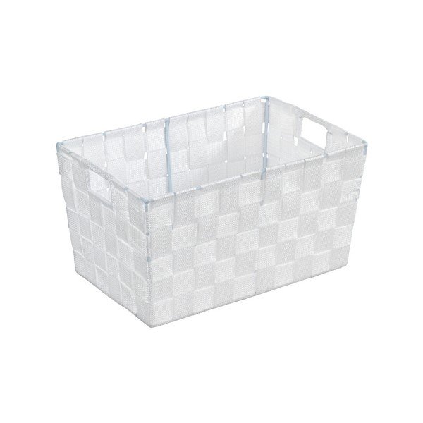 Biely košík Wenko Adria, 20 × 30 cm