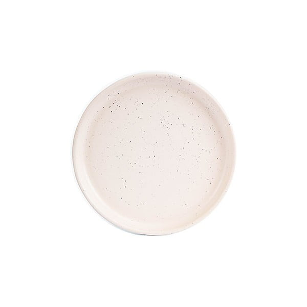 Svetloružový kameninový dezertný tanier ÅOOMI Dust, ø 17 cm