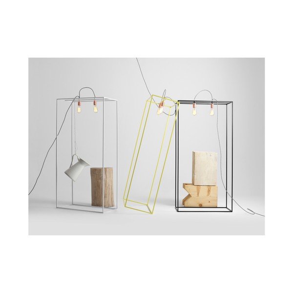Čierna stojacia lampa Custom Form Metric, šírka 70 cm-image-2