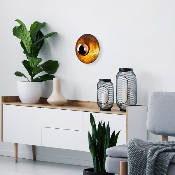 Nástenné svietidlo v medenej farbe ø 38 cm Kurt – Opviq lights-image-3