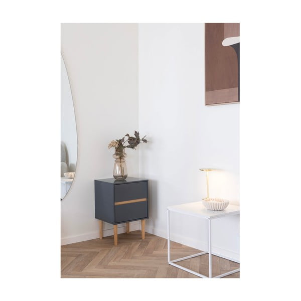 Svetlohnedá sklenená váza (výška 31 cm) – House Nordic-image-2