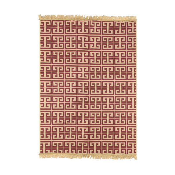 Červeno-béžový koberec Ya Rugs Tee, 120 × 180 cm