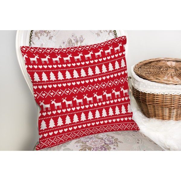 Obliečka na vankúš s vianočným motívom 43x43 cm Merry Christmas – Mila Home-image-1