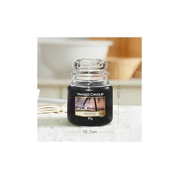 Vonná  sviečka doba horenia 65 h Black Coconut – Yankee Candle-image-2