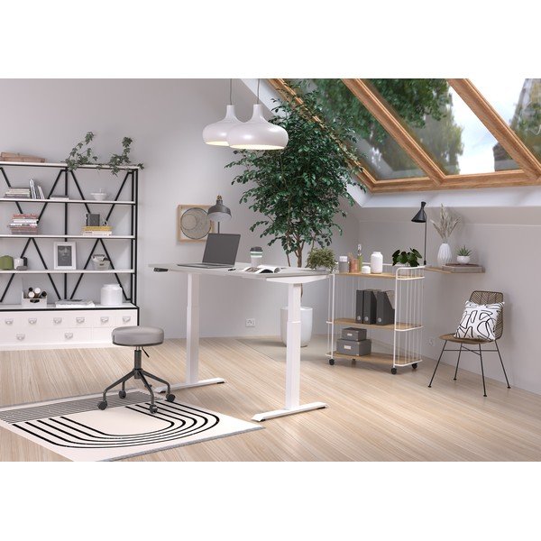 Pracovný stôl s elektricky nastaviteľnou výškou 80x120 cm Jet – Germania-image-1