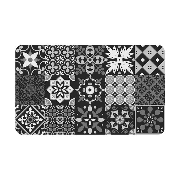 Čierny koberec z PVC 45x75 cm Salou – douceur d'intérieur