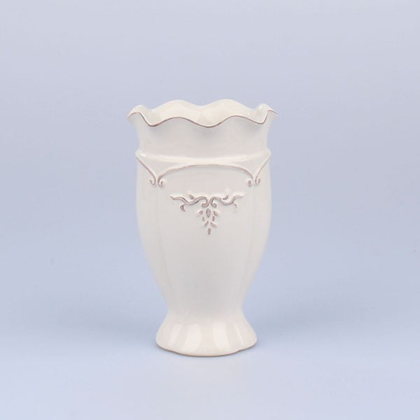 Váza Antic White, 11x17,5 cm